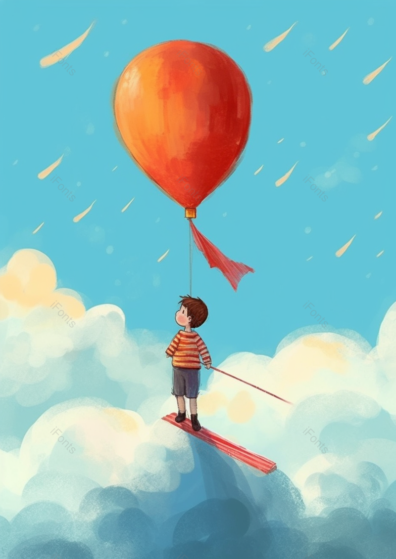 小清新风拿着棒棒糖的儿童节插画竖版,插画/手绘图,插画/手绘图库,插画/手绘图下载,插画/手绘